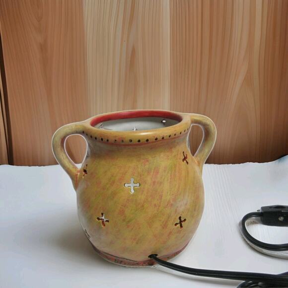 Lang Candles Primitive Rooster Electric Bean Pot Melting Pot Susan Winger + Melt - Picture 9 of 13